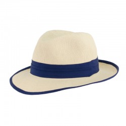 Chapeau Fedora avec ruban uni