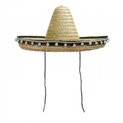 Chapeau mexicain en paille...