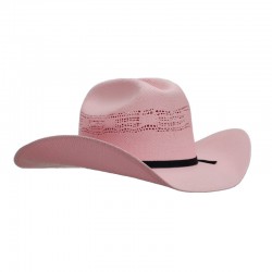 Chapeau de cowboy rose...