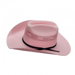 Chapeau de cowboy rose...